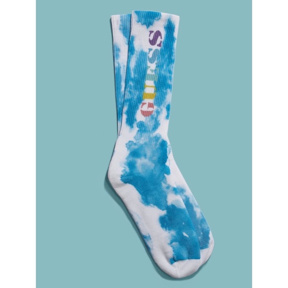 New GUESS ORIGINALS FriendsWithYou Tie-Dye Socks UNISEX - Picture 1 of 5